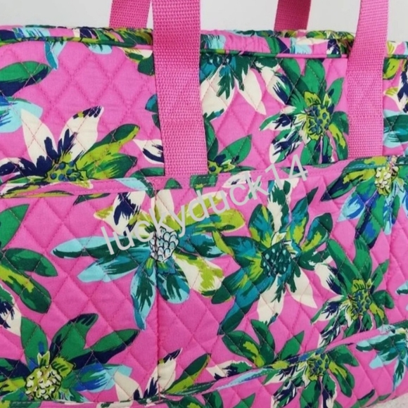 Vera Bradley Grand Traveler Bag Tropical Paradise NWT - Picture 5 of 8